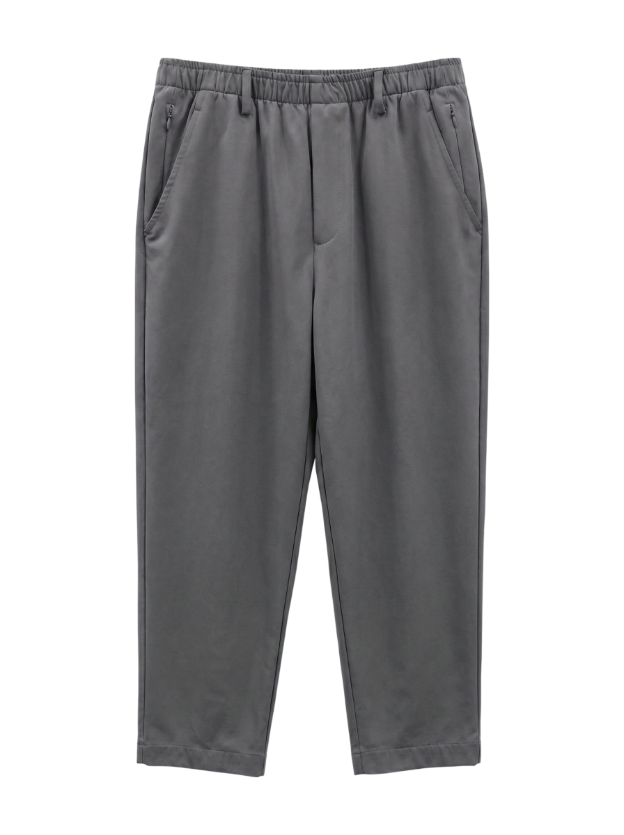 NB GREY テーパードパンツ