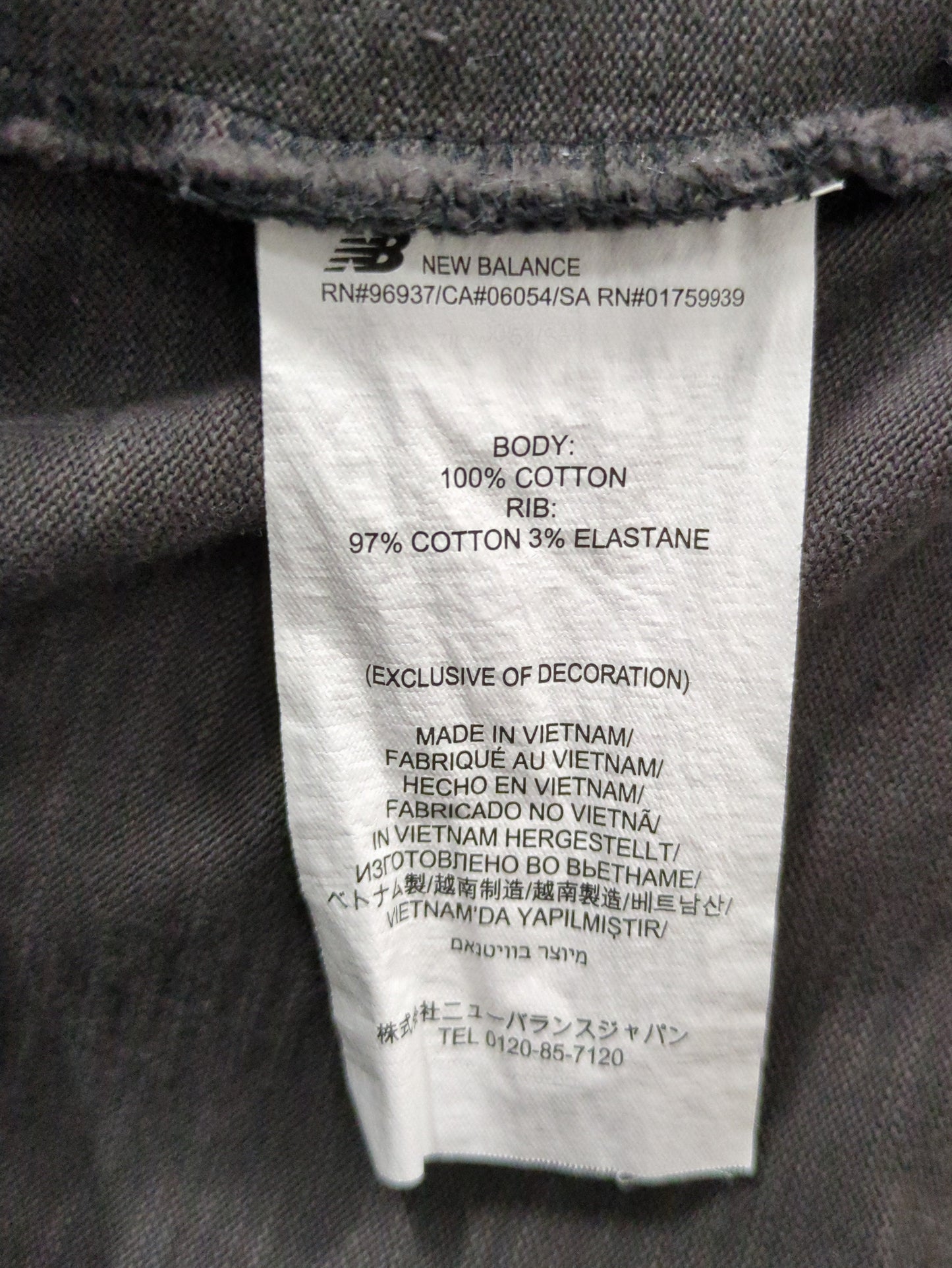 NB GREY ショートスリーブTシャツ