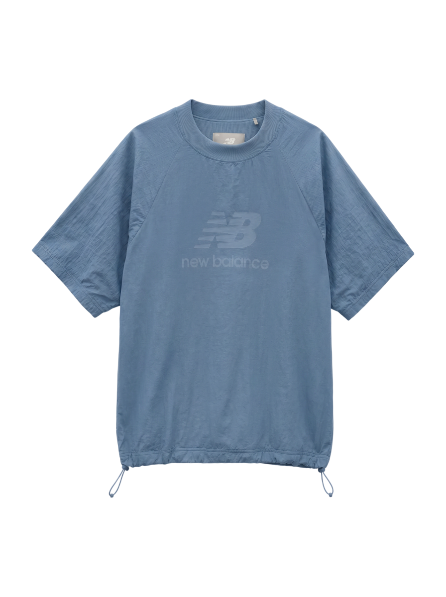 NB Grey ウーブン Tシャツ