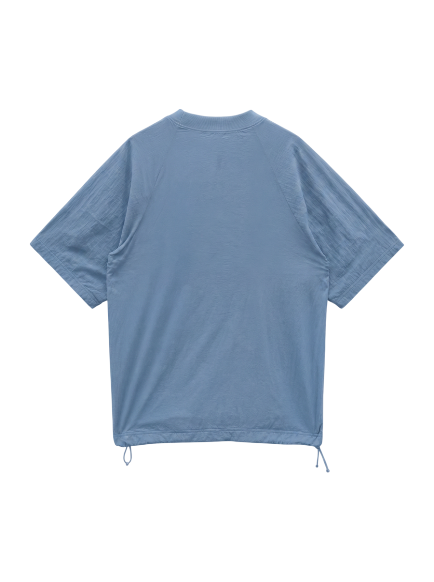NB Grey ウーブン Tシャツ