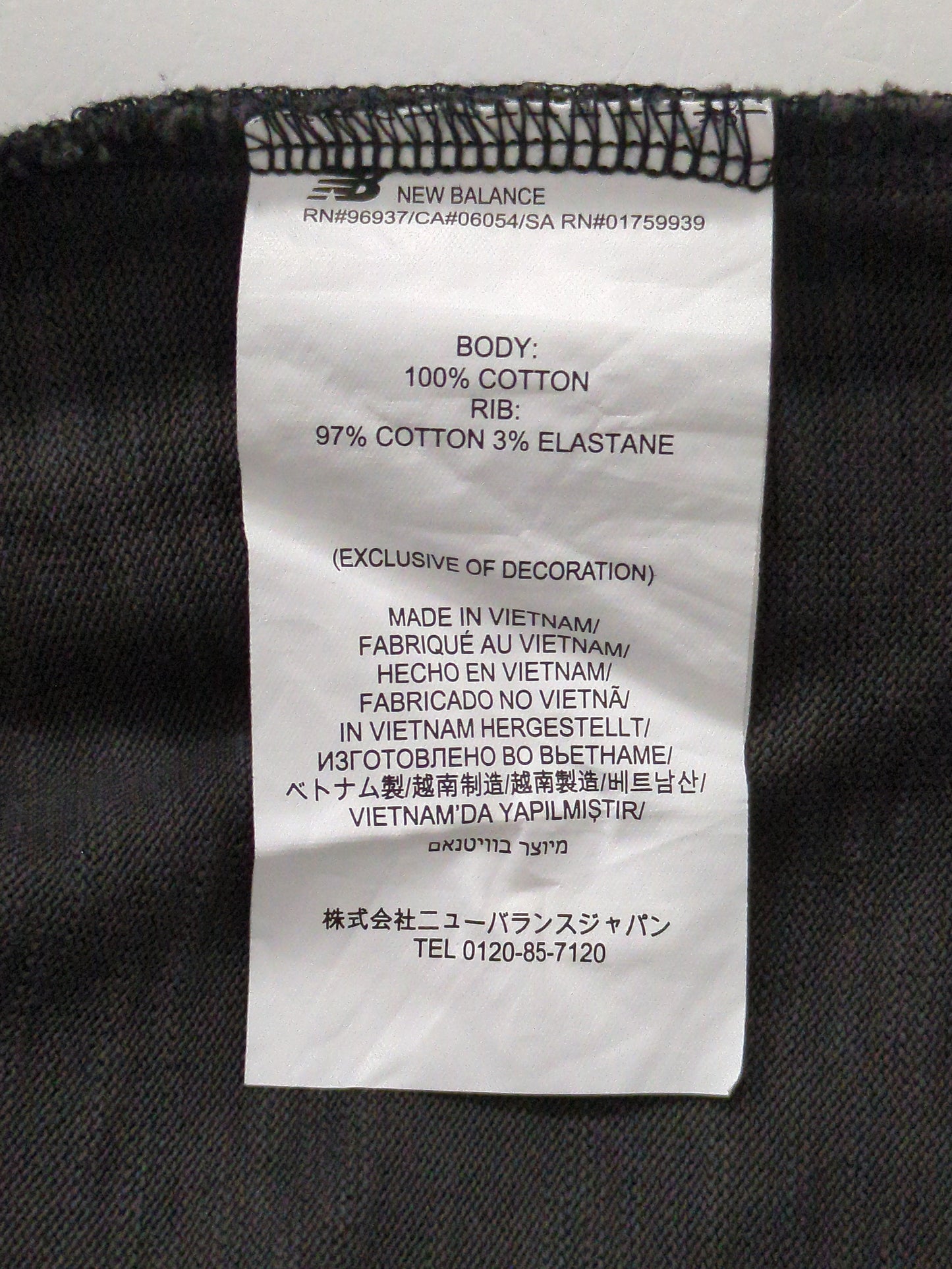 NB GREY ショートスリーブTシャツ
