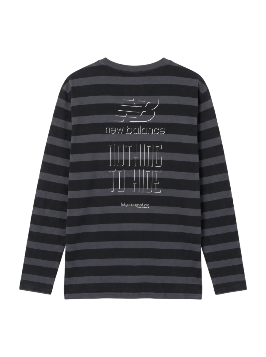 REVEAL LONG SLEEVE STRIPE T-SHIRT