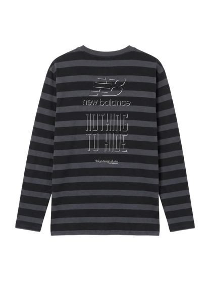 REVEAL LONG SLEEVE STRIPE T-SHIRT