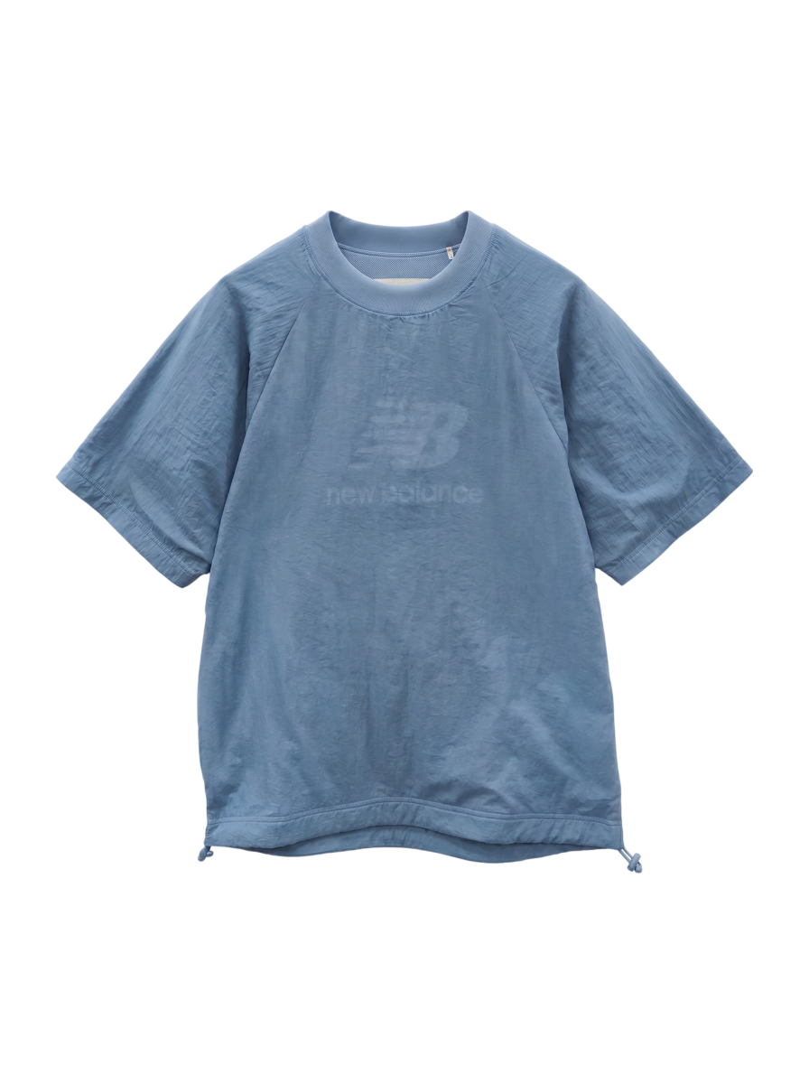 NB Grey ウーブン Tシャツ