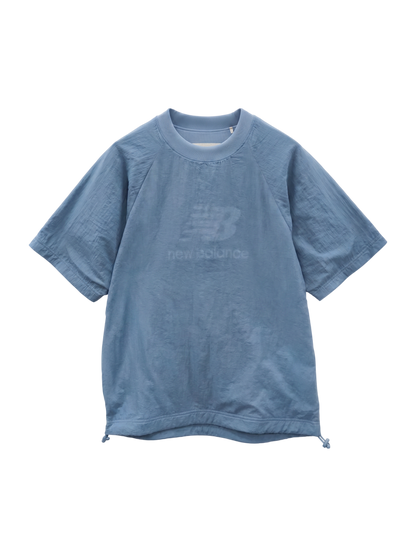 NB Grey ウーブン Tシャツ
