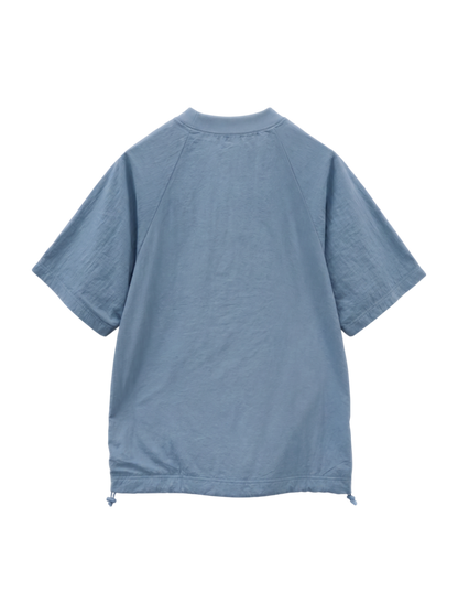 NB Grey ウーブン Tシャツ