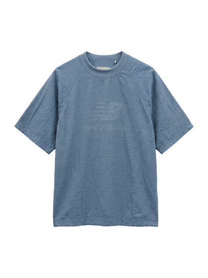 NB Grey ウーブン Tシャツ