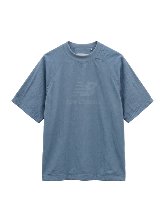 NB Grey ウーブン Tシャツ
