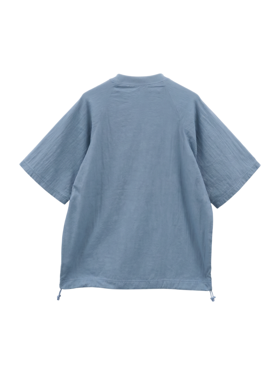 NB Grey ウーブン Tシャツ