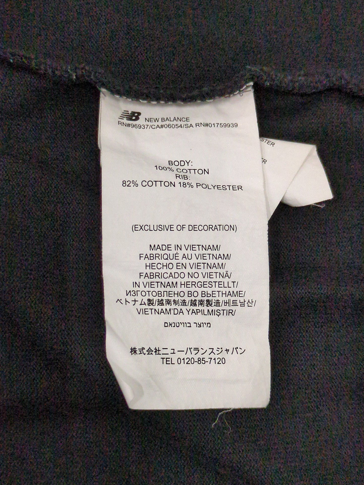 NB GREY ロングスリーブ