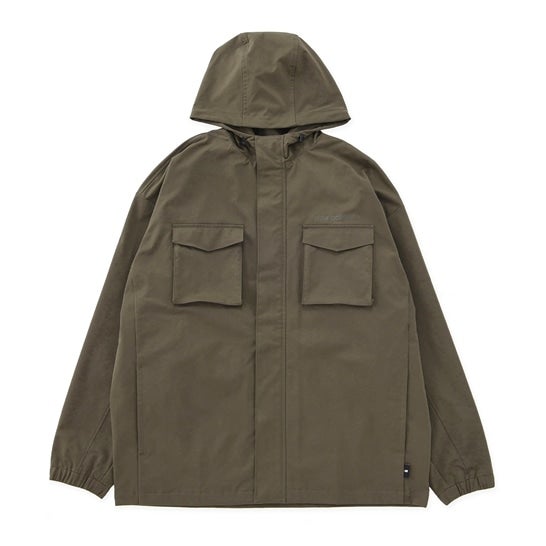 フーデッド ウーブン ジャケット