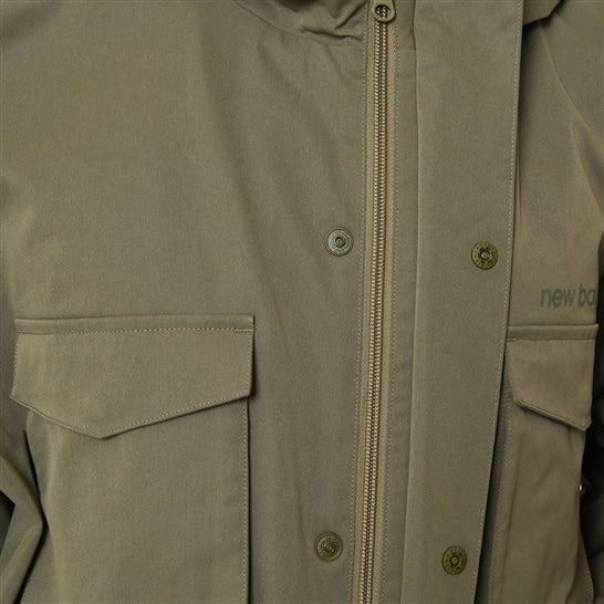 フーデッド ウーブン ジャケット