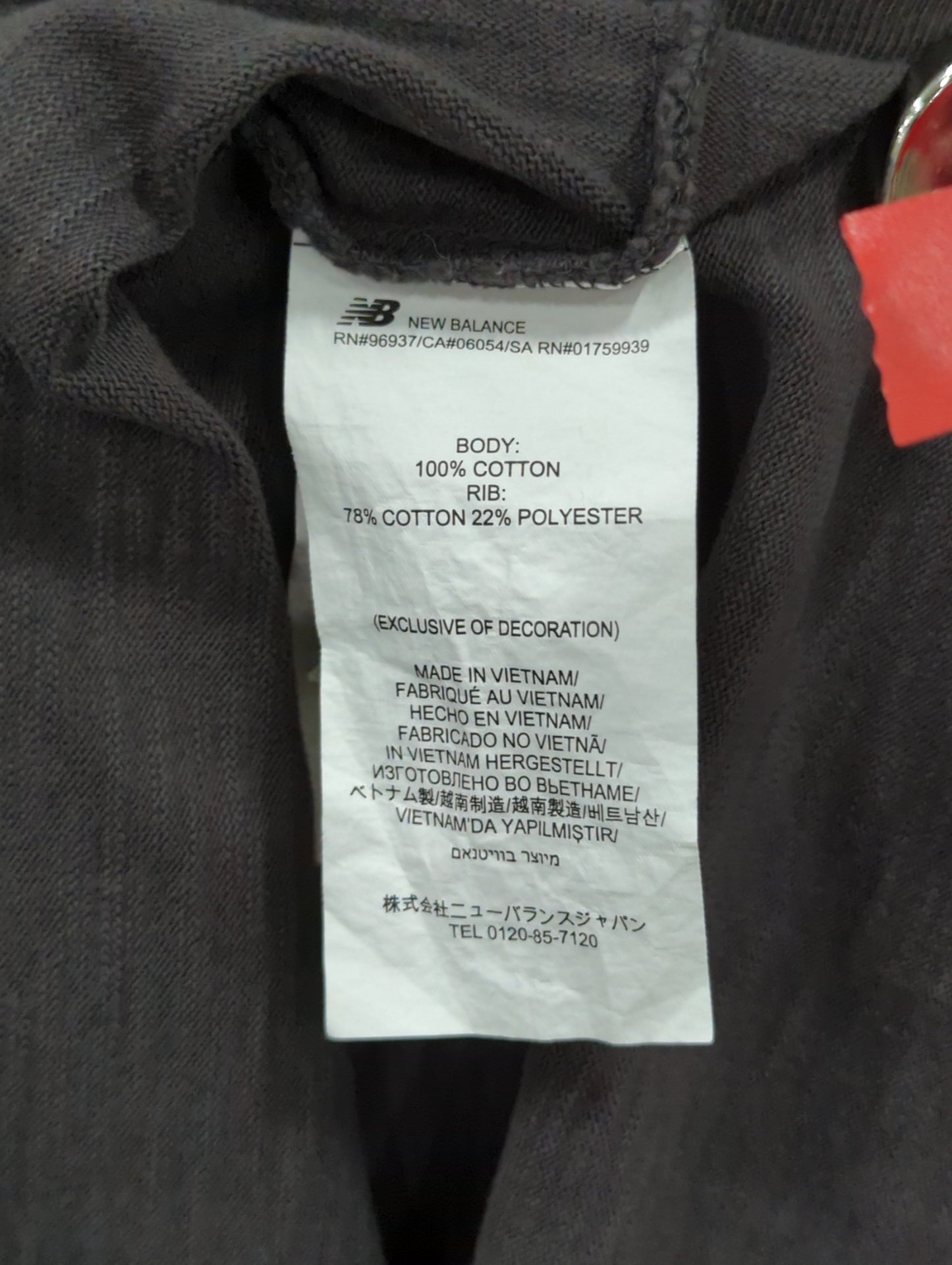 NB GREY Tシャツ