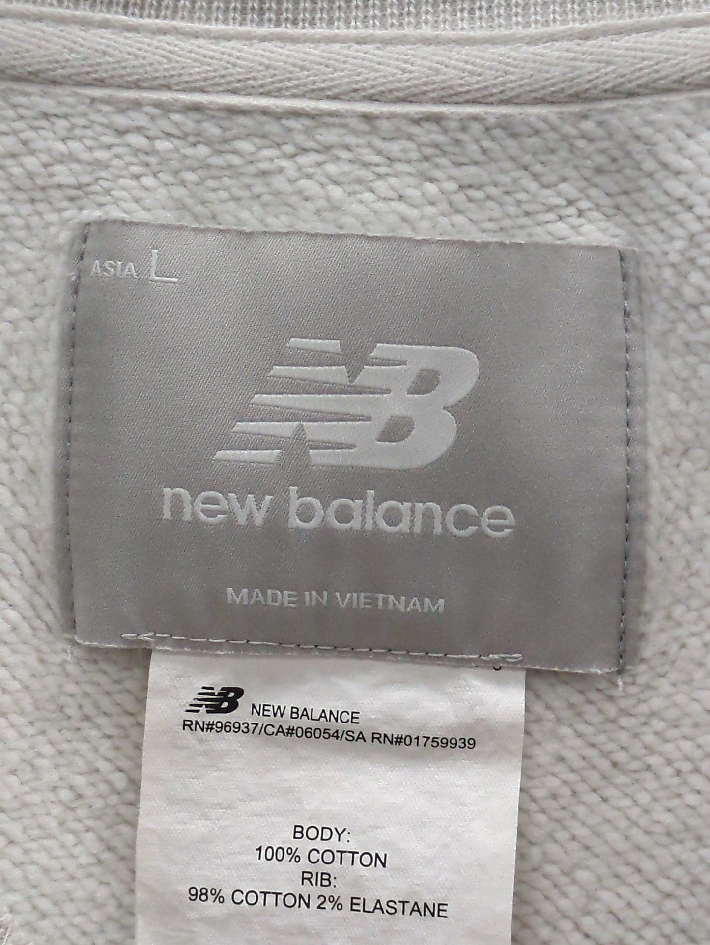 NB Grey クルースウェットシャツ