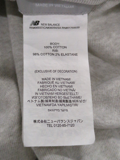 NB Grey クルースウェットシャツ