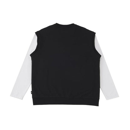 MFO シューワッペンレイヤード風プルオーバー