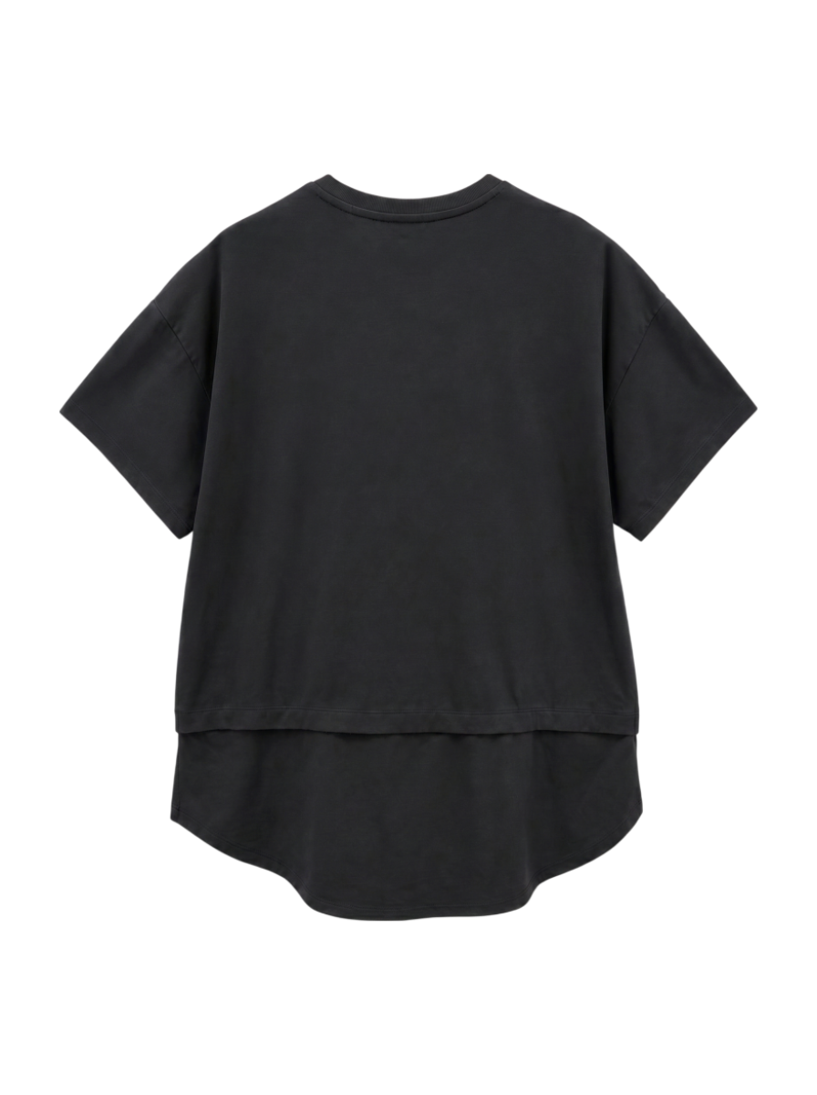 Seasonal Drapy オーバーサイズドショートスリーブTシャツ