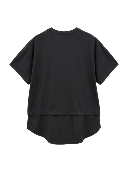 Seasonal Drapy オーバーサイズドショートスリーブTシャツ