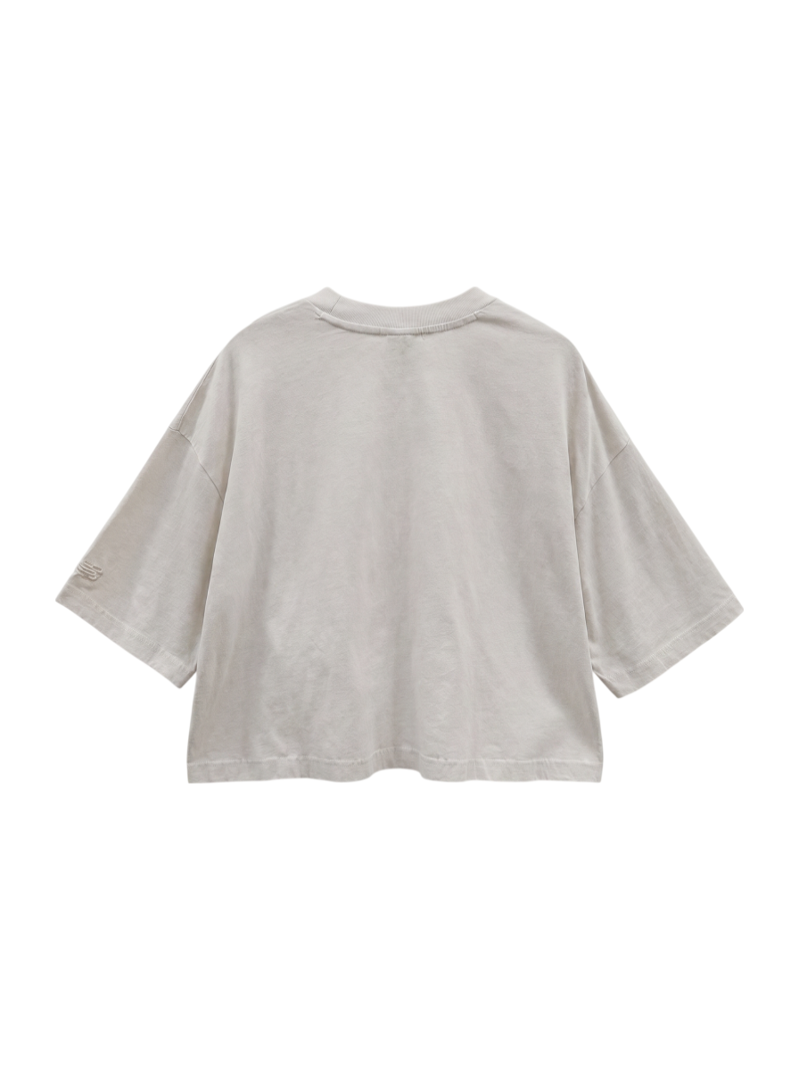 エンボスグラフィック ジャージショートスリーブTシャツ