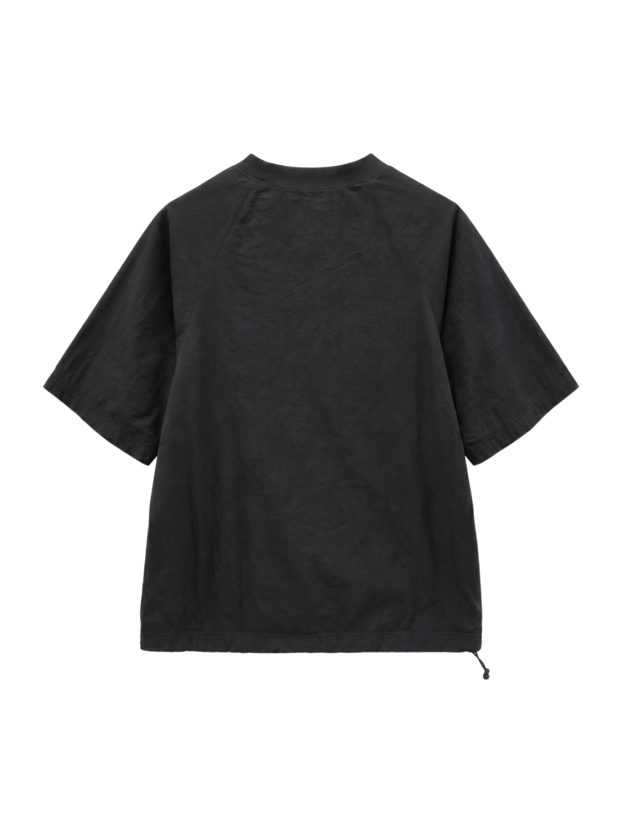 NB Grey ウーブン Tシャツ