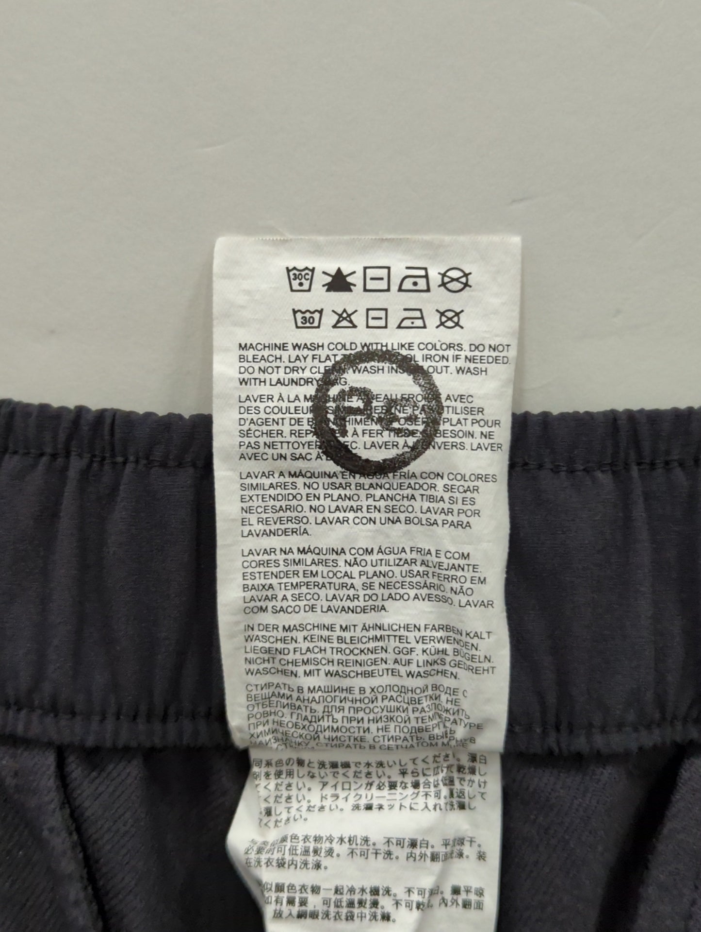 NB GREY ワイドパンツ