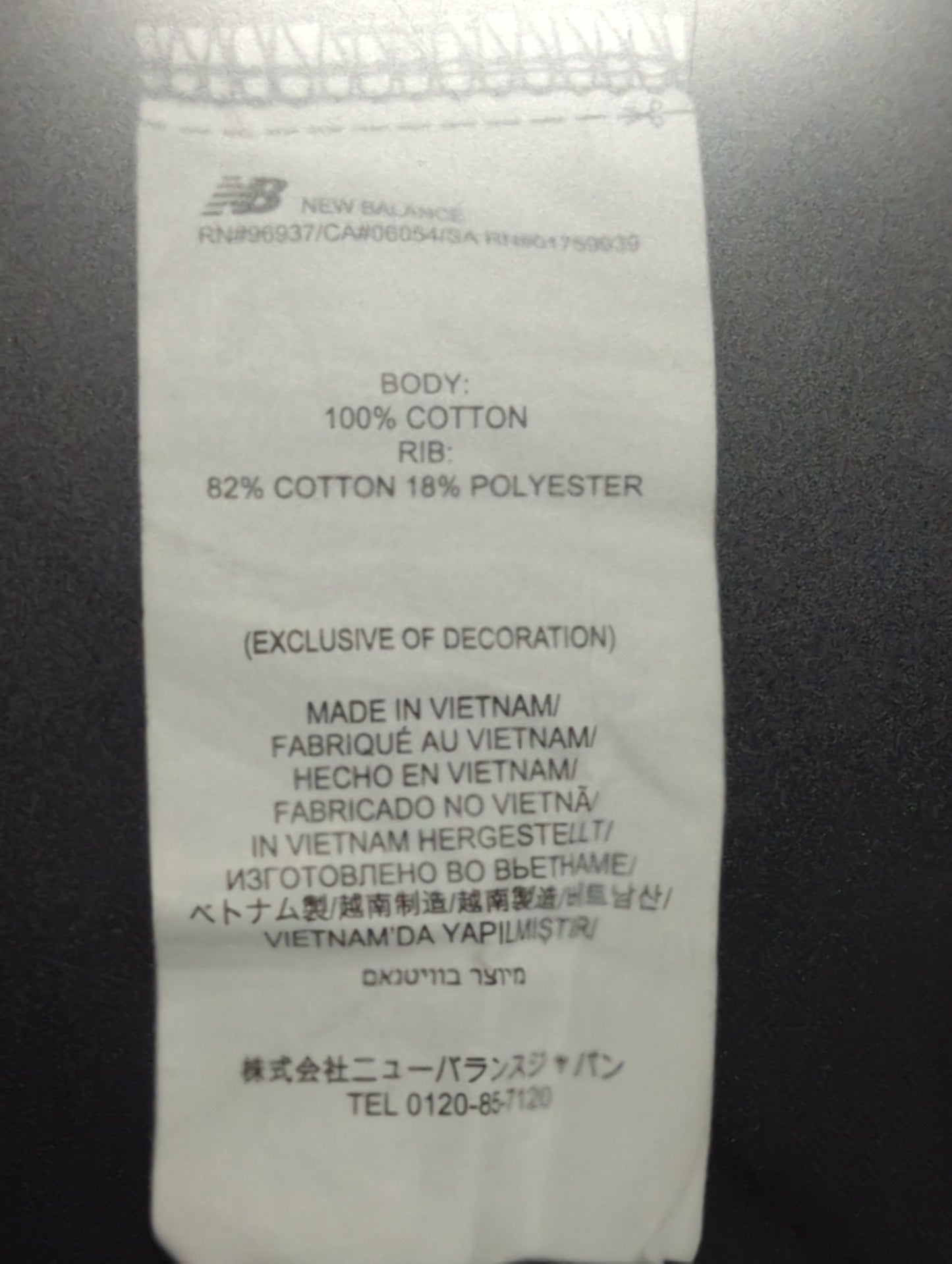 NB GREY ロングスリーブ