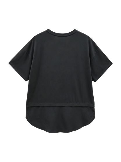 Seasonal Drapy オーバーサイズドショートスリーブTシャツ
