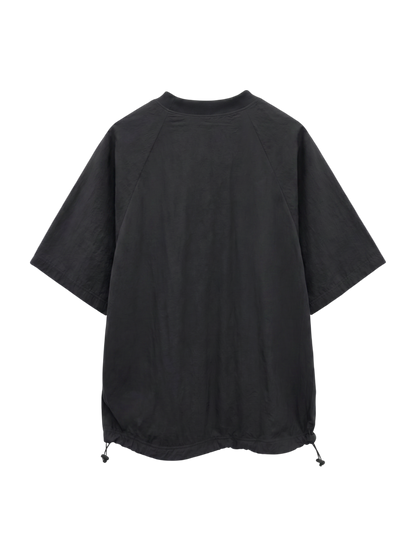 NB Grey ウーブン Tシャツ