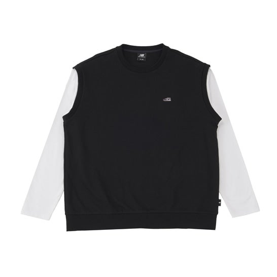 MFO シューワッペンレイヤード風プルオーバー