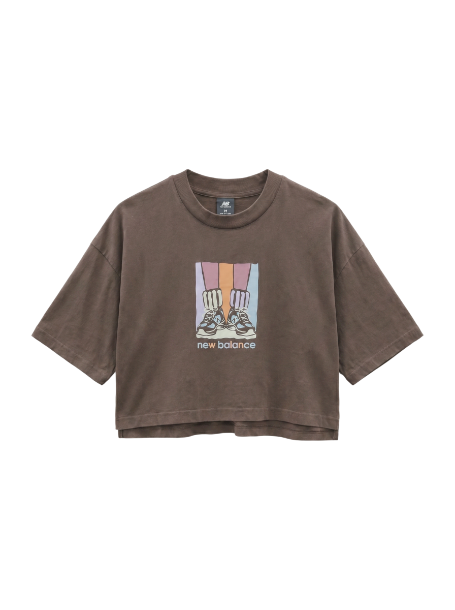 AthleticsグラデーションシューズショートスリーブTシャツ