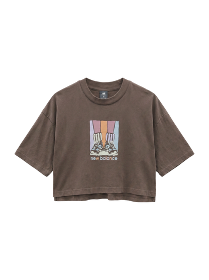 AthleticsグラデーションシューズショートスリーブTシャツ
