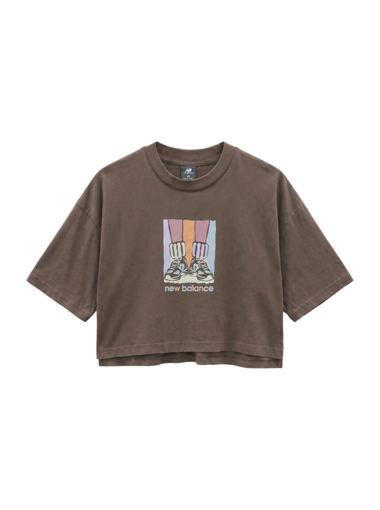 AthleticsグラデーションシューズショートスリーブTシャツ
