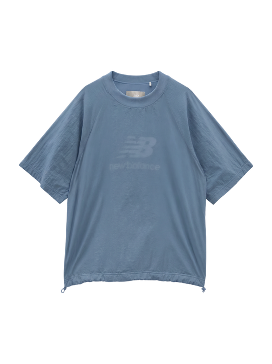 NB Grey ウーブン Tシャツ