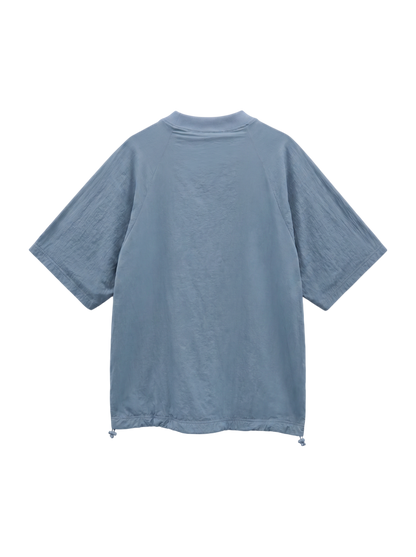 NB Grey ウーブン Tシャツ