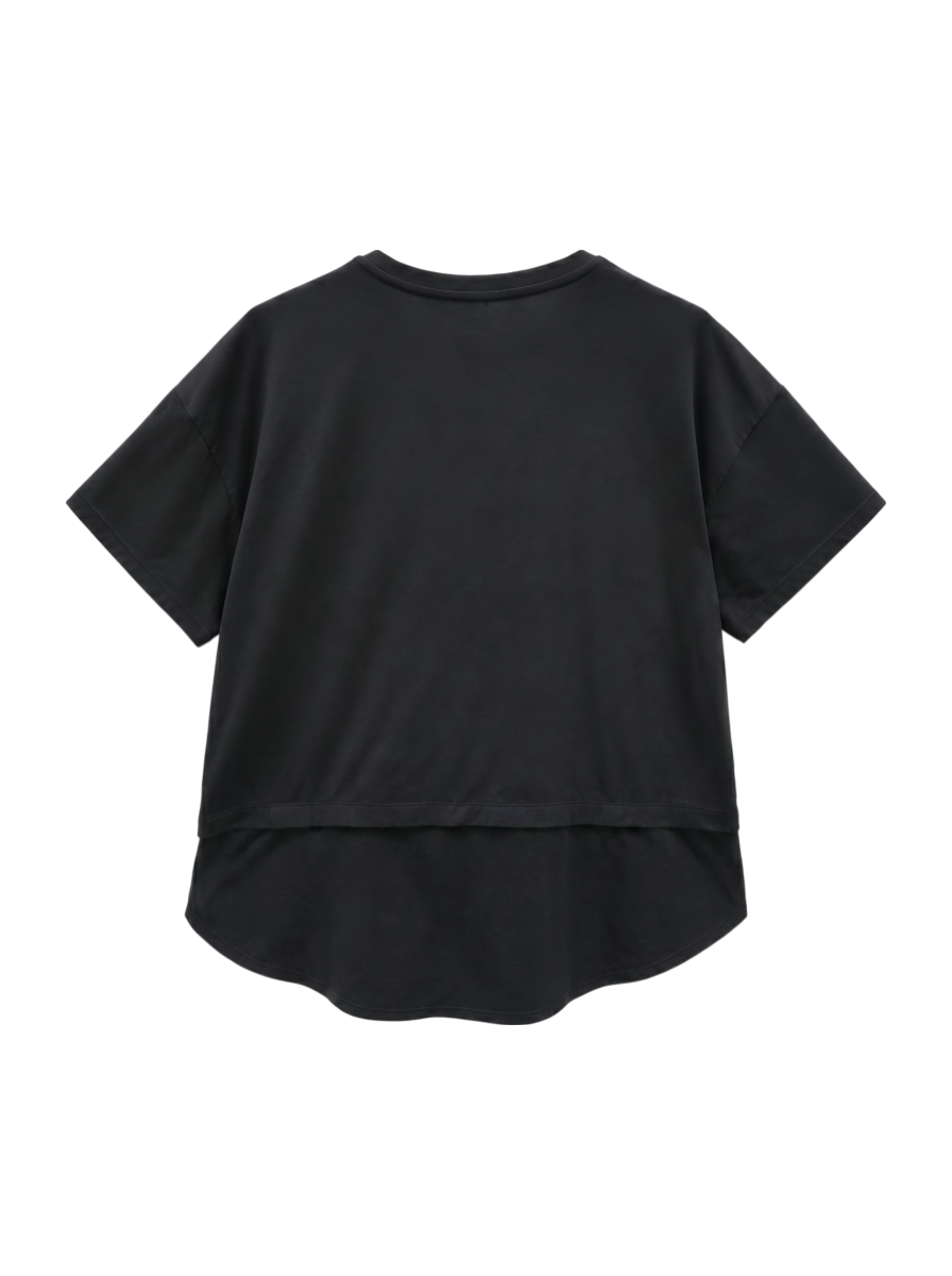 Seasonal Drapy オーバーサイズドショートスリーブTシャツ