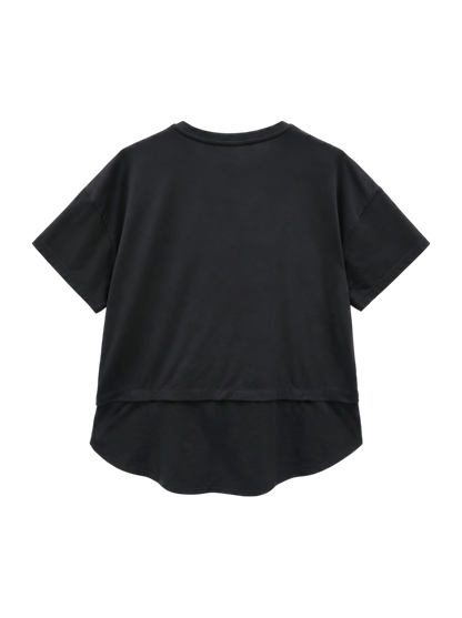 Seasonal Drapy オーバーサイズドショートスリーブTシャツ