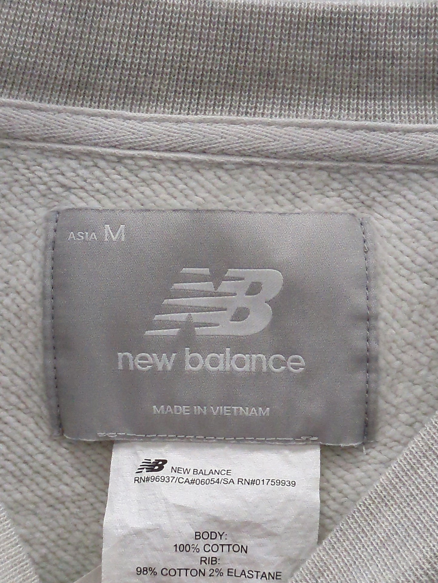 NB Grey クルースウェットシャツ