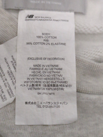 NB Grey クルースウェットシャツ