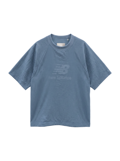 NB Grey ウーブン Tシャツ