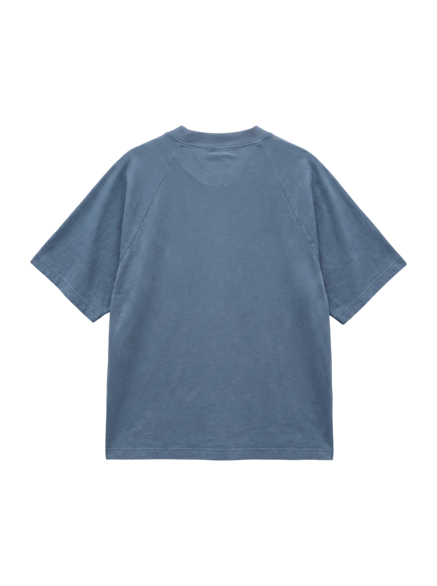 NB Grey ウーブン Tシャツ