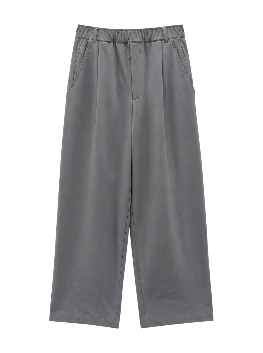 NB GREY ワイド パンツ