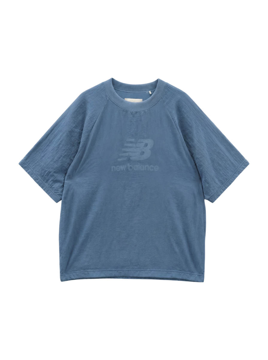 NB Grey ウーブン Tシャツ