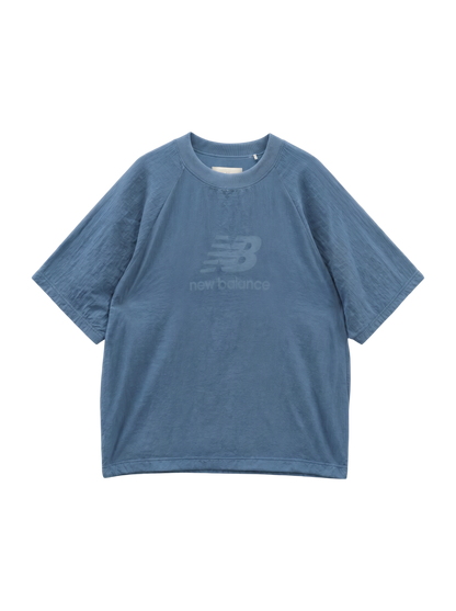 NB Grey ウーブン Tシャツ