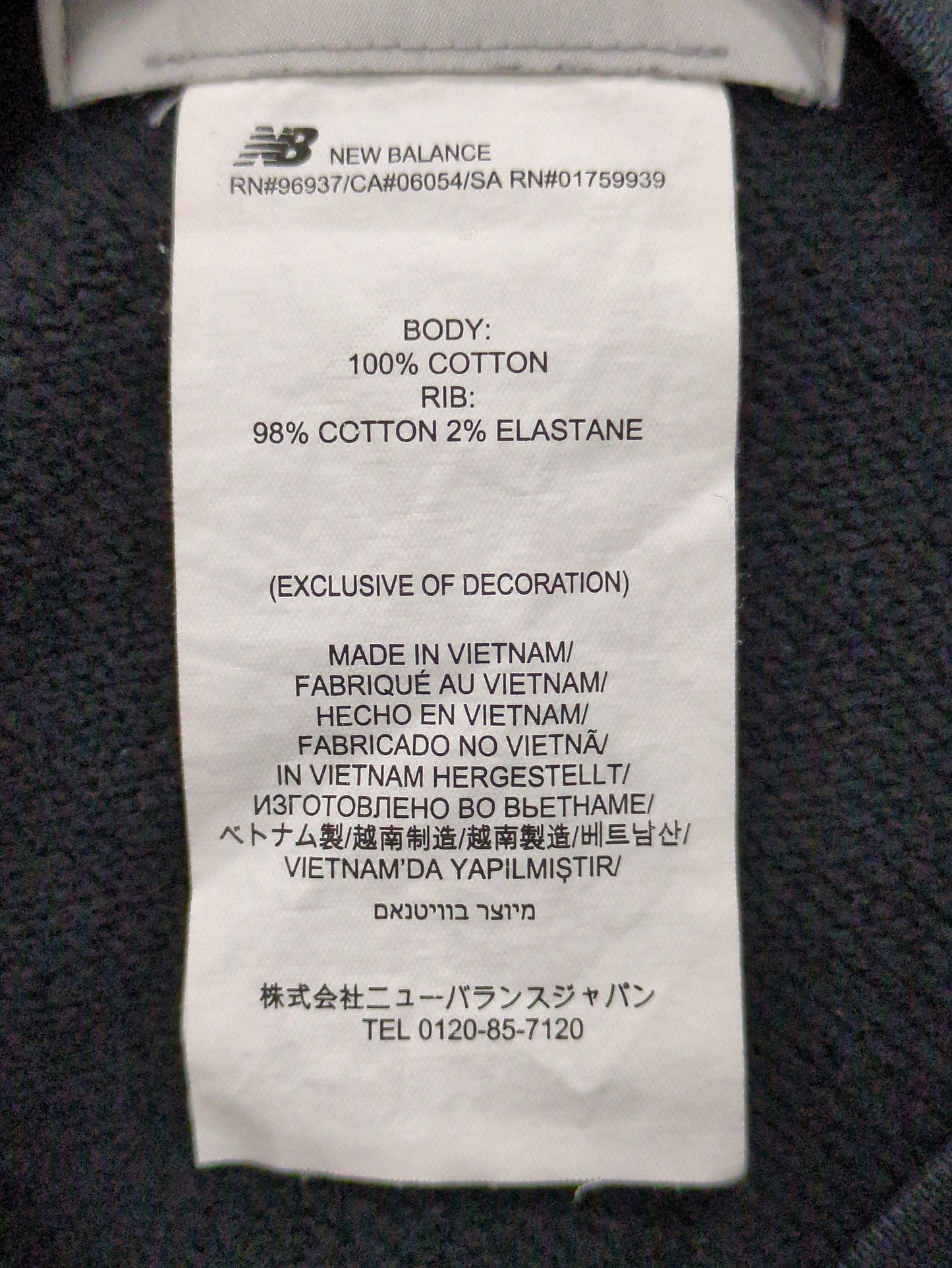 NB Grey クルースウェットシャツ