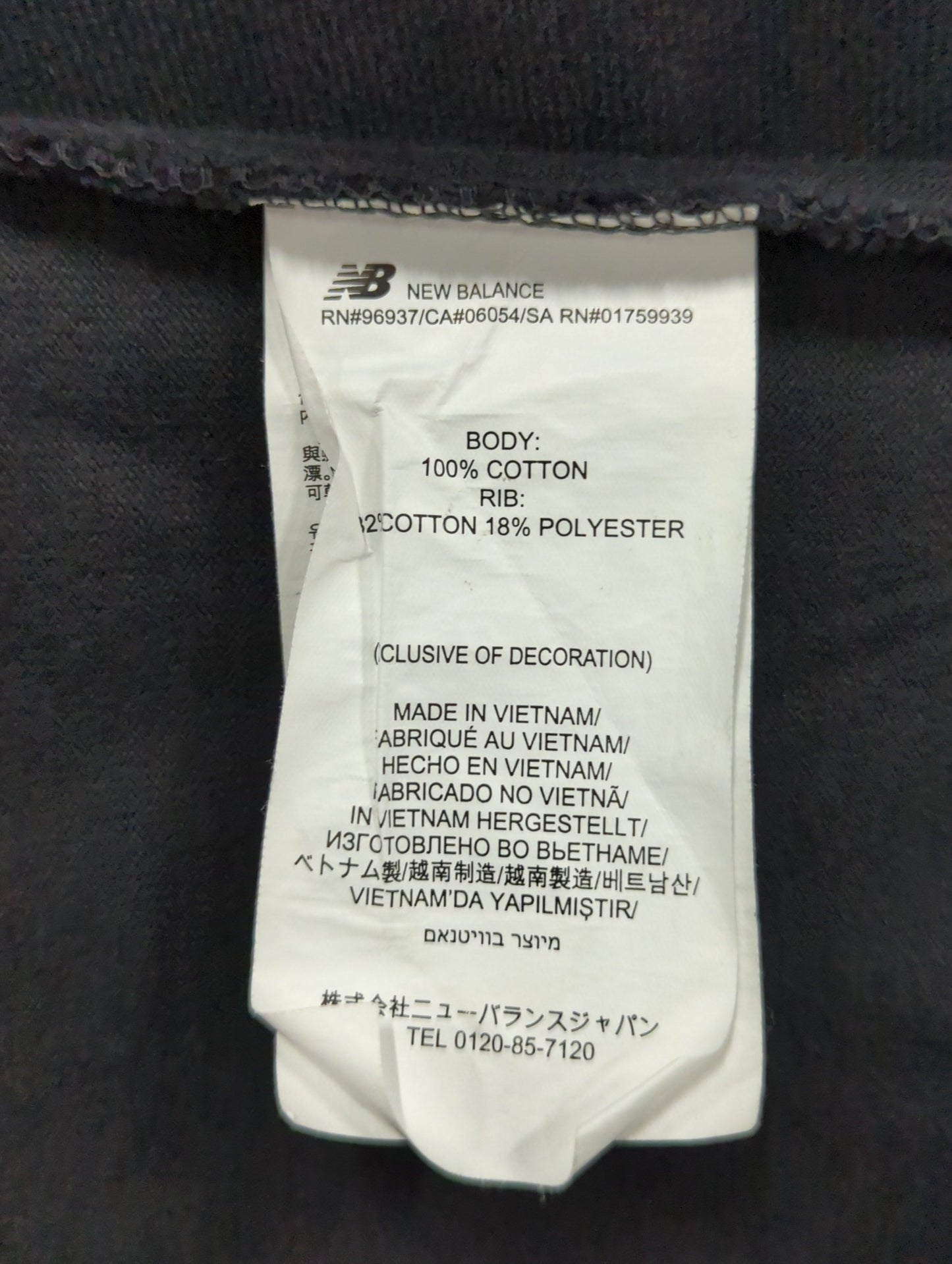 NB GREY ロングスリーブ