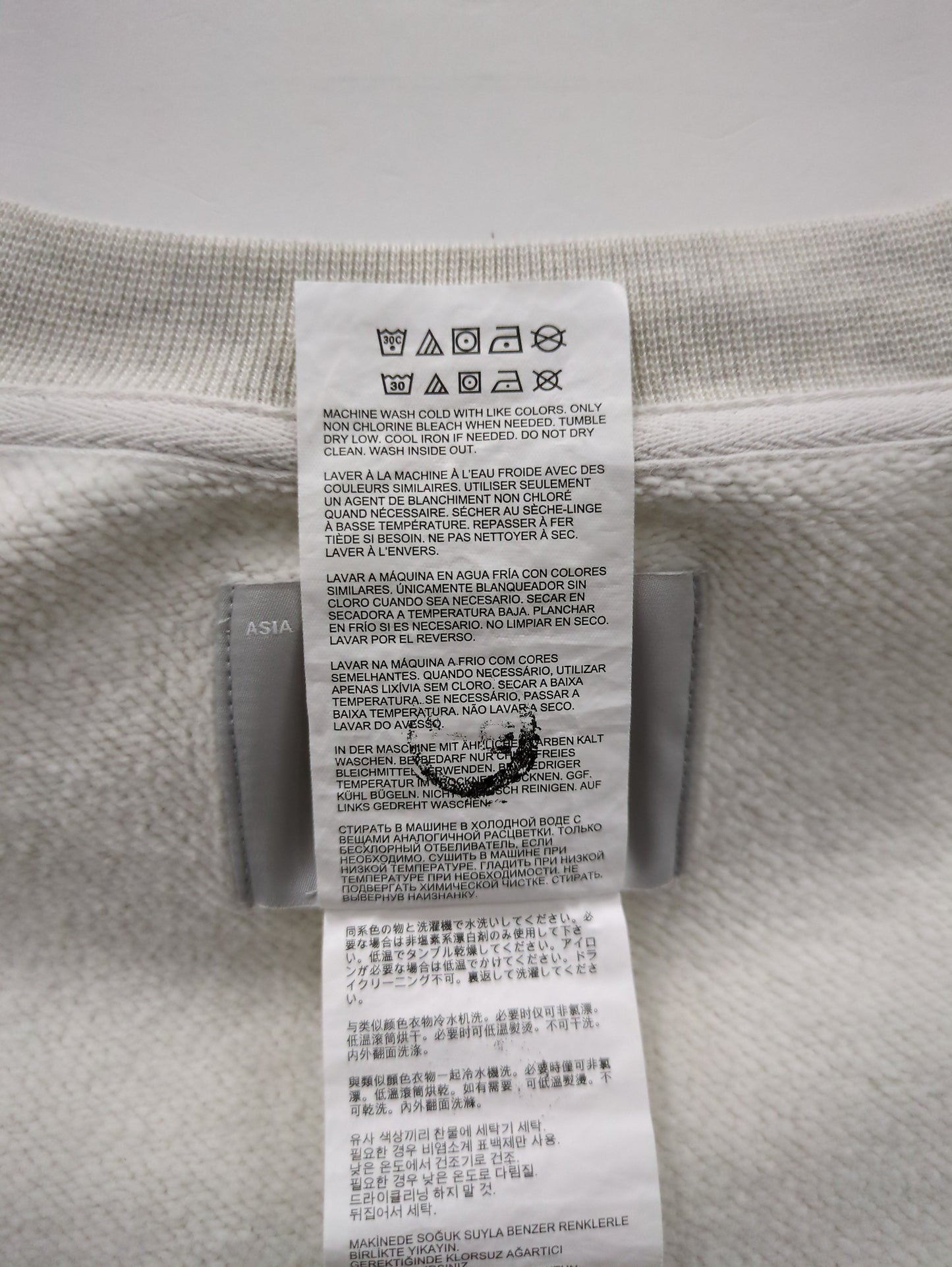 NB Grey クルースウェットシャツ