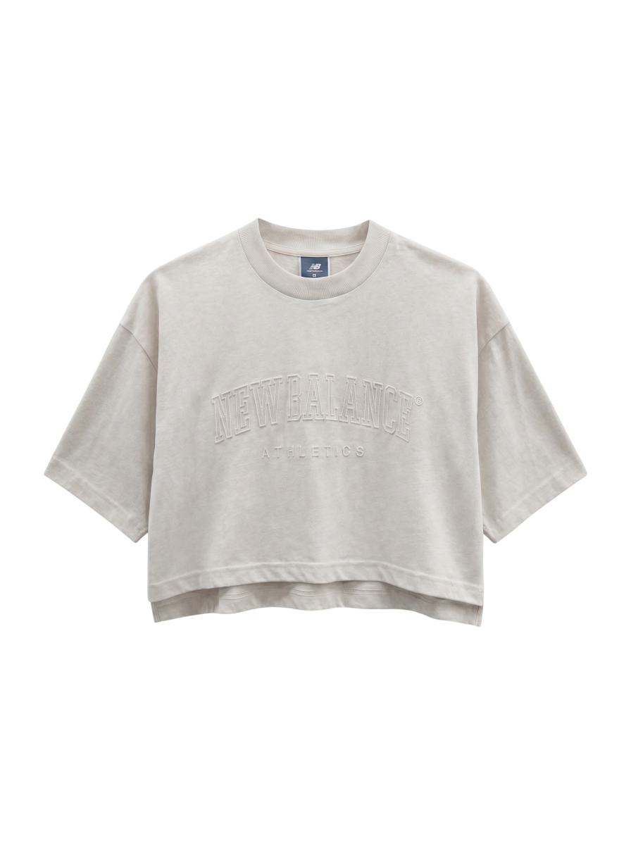 エンボスグラフィック ジャージショートスリーブTシャツ