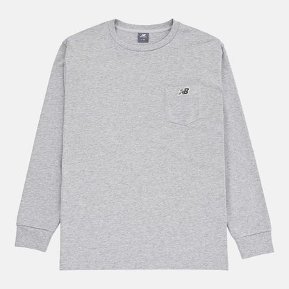 NB刺繍ポケットロングスリーブTシャツ