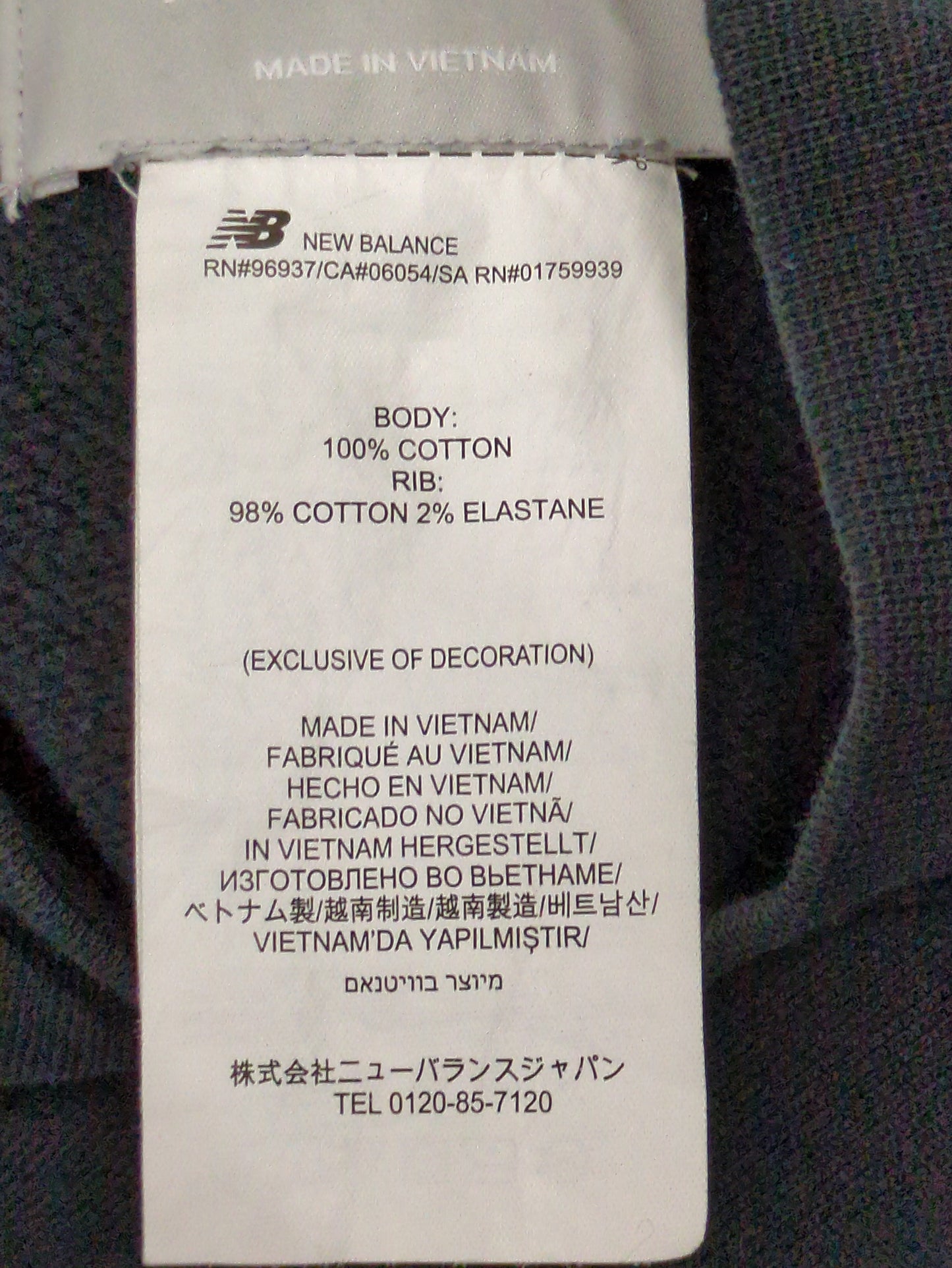 NB Grey クルースウェットシャツ