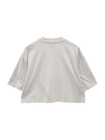 エンボスグラフィック ジャージショートスリーブTシャツ